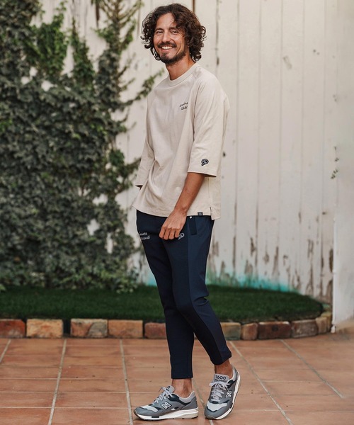 1minute 1second(ワンミニットワンセカンド)の「mp14362-cursive embroidery cardboard knit nylon pants イージーパンツ(1M26H050)(その他パンツ・メンズ・ブラック/ネイビー/ホワイト・S/M/L/XL)」の15枚目の写真