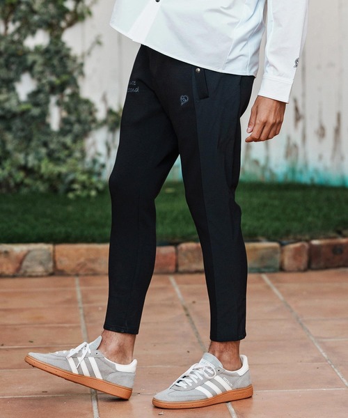 1minute 1second(ワンミニットワンセカンド)の「mp14362-cursive embroidery cardboard knit nylon pants イージーパンツ(1M26H050)(その他パンツ・メンズ・ブラック/ネイビー/ホワイト・S/M/L/XL)」の20枚目の写真