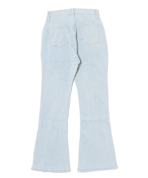 urge:(アージコロン )の「【URGE:】セミフレア デニム パンツ(デニムパンツ・レディース・ブラック/ライトブルー/ブルー・SMALL/MEDIUM/LARGE/X-LARGE)」の4枚目の写真