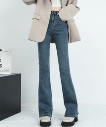 TONE SELECT GOODS（トーンセレクトグッズ）の「【URGE：】セミフレア デニム パンツ（デニムパンツ）」