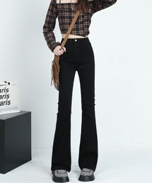 urge：（アージコロン ）の「【URGE：】セミフレア デニム パンツ（デニムパンツ）」