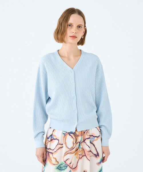 リンクスリブ Vネックカーディガン　Ballsey リンクスリブ Vネックカーディガン（ニット/セーター）｜BALLSEY