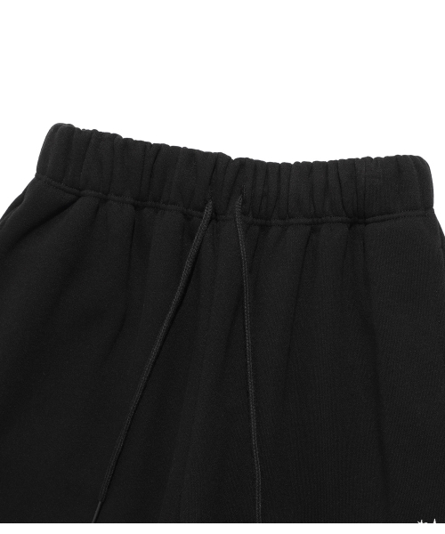 NICE GHOST CLUB(ナイスゴーストクラブ)の「LOGO SWEAT PANTS_BLACK(NG2FFUPA00A)(スウェットパンツ・レディース・ブラック・SMALL/MEDIUM/LARGE)」の3枚目の写真