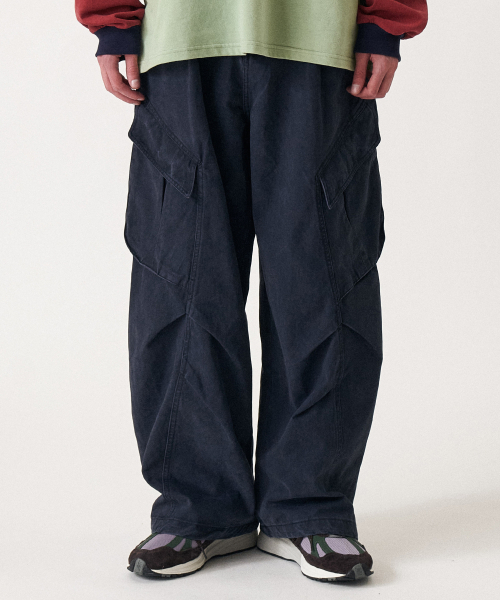 GOLDEN SNSHINE(ゴールデン サンシャイン)の「Washed cargo pants_Navy(その他パンツ・メンズ・その他・MEDIUM/LARGE/X-LARGE/SMALL)」の1枚目の写真