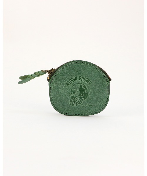 BrownBrown（ブラウンブラウン）の「【BrownBrown】ブラウンブラウン/ Coin case -Special Leather（コインケース・メンズ・ブラック/グリーン・FREE）」の2枚目の写真