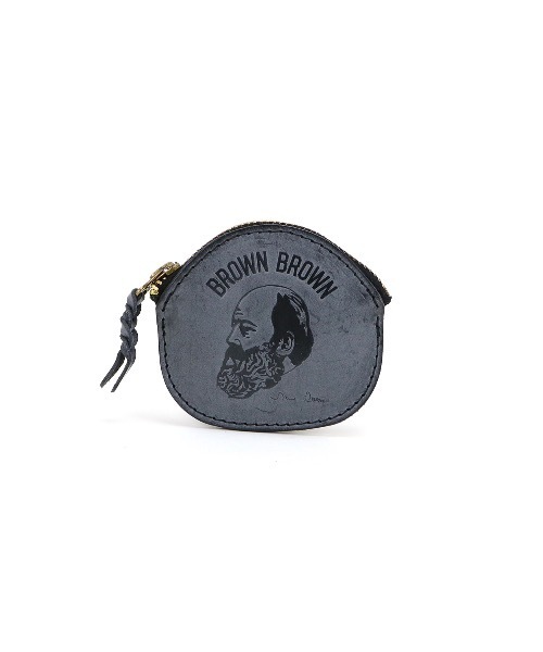 BrownBrown（ブラウンブラウン）の「【BrownBrown】ブラウンブラウン/ Coin case -Special Leather（コインケース・メンズ・ブラック/グリーン・FREE）」の3枚目の写真