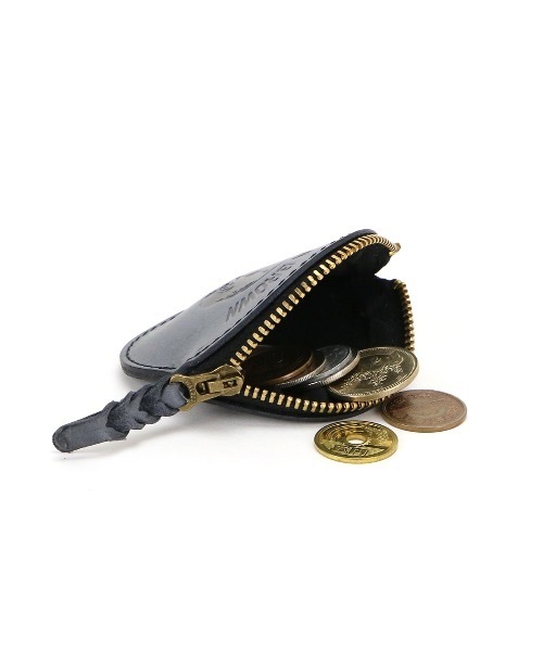BrownBrown（ブラウンブラウン）の「【BrownBrown】ブラウンブラウン/ Coin case -Special Leather（コインケース・メンズ・ブラック/グリーン・FREE）」の4枚目の写真