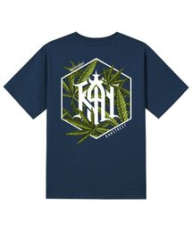 KTN0051 マリファナ 半袖Tシャツ - ネイビー