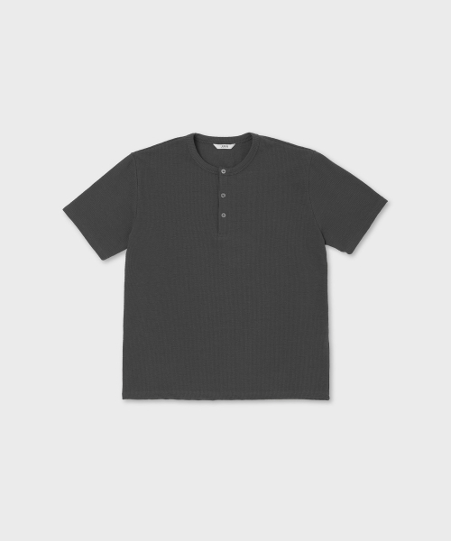 JUAN HOMME(ジュアンオム)の「ヘンリーネックハーフスリーブ(チャコール)(Tシャツ/カットソー・メンズ・その他・SMALL/MEDIUM/LARGE)」の6枚目の写真