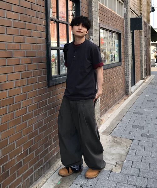 JUAN HOMME(ジュアンオム)の「ヘンリーネックハーフスリーブ(チャコール)(Tシャツ/カットソー・メンズ・その他・SMALL/MEDIUM/LARGE)」の12枚目の写真