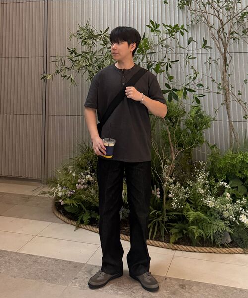 JUAN HOMME(ジュアンオム)の「ヘンリーネックハーフスリーブ(チャコール)(Tシャツ/カットソー・メンズ・その他・SMALL/MEDIUM/LARGE)」の10枚目の写真