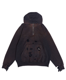 SCHISM INDUCING（スキズムインデューシング）の「BORO HOODIE NAVY（パーカー）」