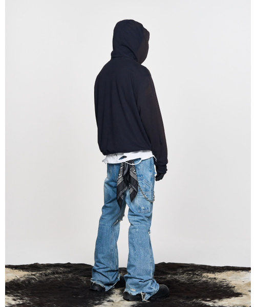 SCHISM INDUCING(スキズムインデューシング)の「BORO HOODIE NAVY(パーカー・レディース・その他・LARGE/MEDIUM)」の21枚目の写真