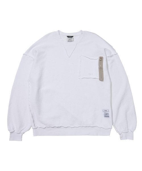 STIGMA(スティグマ)の「INSIDEOUT OVERSIZED BIO-WASHED CREWNECK V2 WHITE(スウェット・メンズ・その他・LARGE/MEDIUM/X-LARGE)」の1枚目の写真