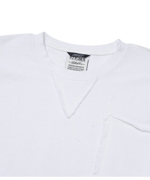 STIGMA(スティグマ)の「INSIDEOUT OVERSIZED BIO-WASHED CREWNECK V2 WHITE(スウェット・メンズ・その他・LARGE/MEDIUM/X-LARGE)」の3枚目の写真