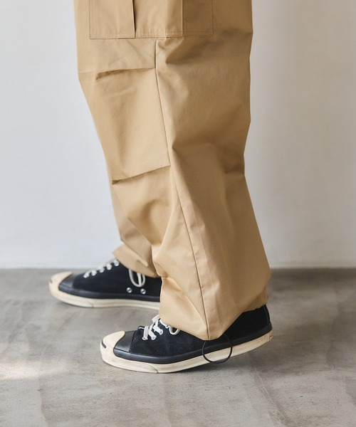 NewAnce（ニュアンス）の「【NewAnce】Over Cargo Pants /オーバーカーゴパンツ -オリジナルツイルシリーズ-（カーゴパンツ・メンズ・ベージュ/ブラック・L/M/S）」の6枚目の写真