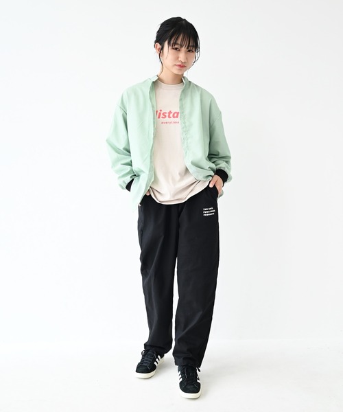 GENERATOR(ジェネレーター)の「GENERATOR/ジェネレーター ストライプシャツ(シャツ/ブラウス・レディース・グリーン/ネイビー・F)」の3枚目の写真