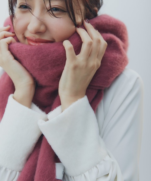 WEB限定］ソフトタッチブークレーマフラー（マフラー）｜PINKY&DIANNE