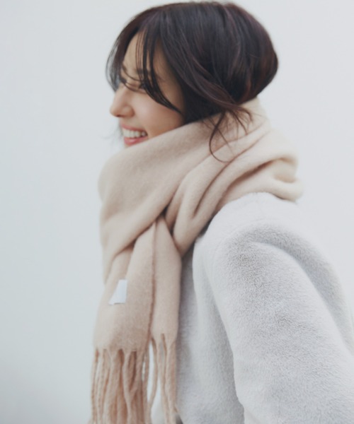 WEB限定］ソフトタッチブークレーマフラー（マフラー）｜PINKY&DIANNE