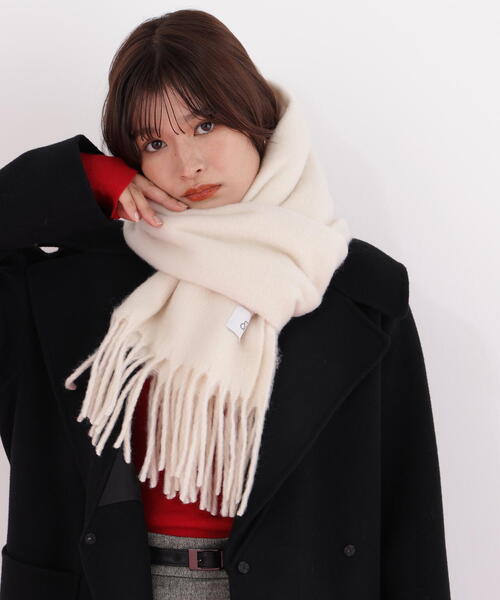 WEB限定］ソフトタッチブークレーマフラー（マフラー）｜PINKY&DIANNE