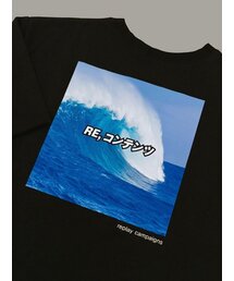 new black replay campaign 1/2 tee (wave)