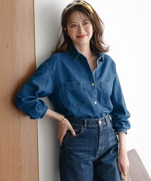 CANCLINI シャーティング ルーズフィットシャツ（シャツ/ブラウス