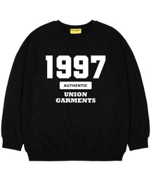 [ モ]1997アセンティックオーバーサイズマンツーマンTシャツブラック