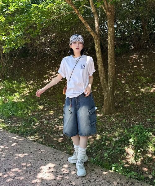 OUNDERR(オアンダーアール)の「UNKNOWN CAT オーバーサイズ 半袖Tシャツ (ワイン)(Tシャツ/カットソー・レディース・その他・SMALL/MEDIUM/LARGE/X-LARGE/XX-LARGE)」の5枚目の写真