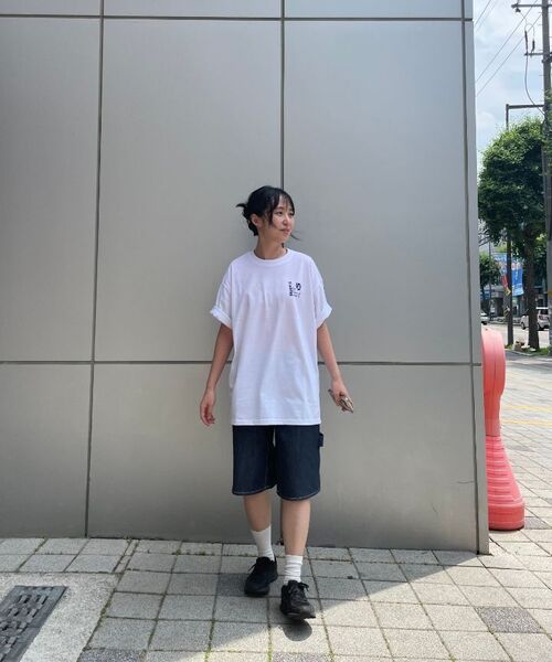 OUNDERR(オアンダーアール)の「UNKNOWN CAT オーバーサイズ 半袖Tシャツ (ワイン)(Tシャツ/カットソー・レディース・その他・SMALL/MEDIUM/LARGE/X-LARGE/XX-LARGE)」の7枚目の写真