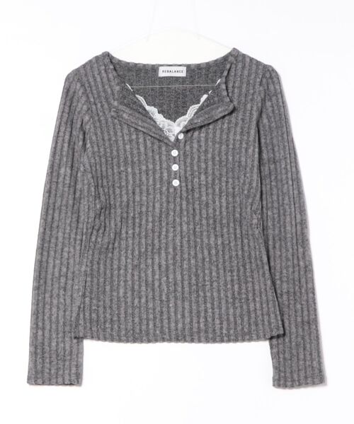 REBALANCE（リバランス）の「レース付きタイトニットトップス（ニット/セーター・レディース・B/A/C/D・MEDIUM/LARGE/X-LARGE）」の21枚目の写真