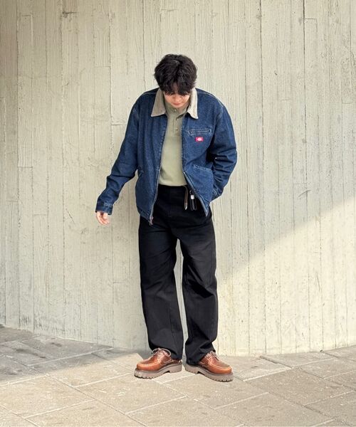 THAT'S IT（ザッツイット）の「カーブドワイドコットンデニムパンツ[ブラック]（デニムパンツ・レディース・ブラック・LARGE/X-LARGE/MEDIUM）」の8枚目の写真