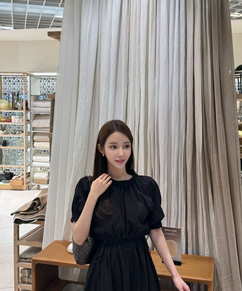 FIELDERS（フィールダーズ）の「STRING LONG DRESS BLACK（ワンピース・レディース・その他・FREE）」の8枚目の写真