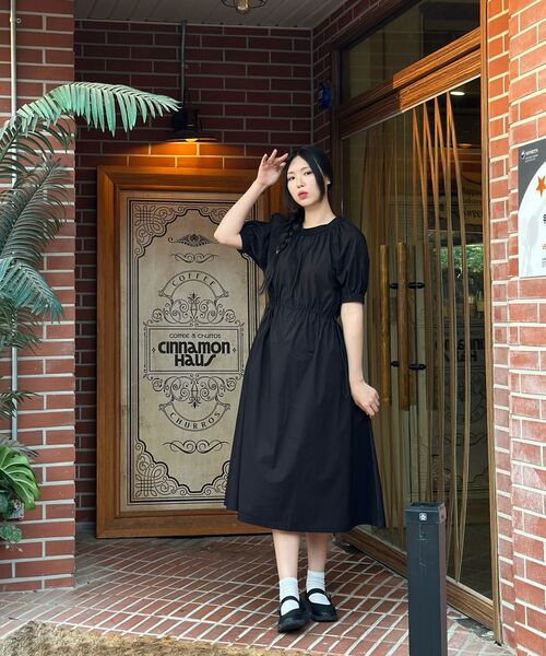 FIELDERS（フィールダーズ）の「STRING LONG DRESS BLACK（ワンピース・レディース・その他・FREE）」の9枚目の写真