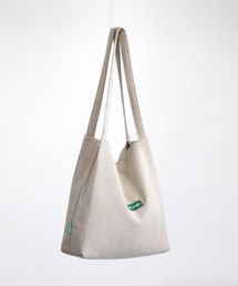 GREEN STUFF（グリーンスタッフ）の「boxy bag 53 - linen beige（エコバッグ/サブバッグ）」