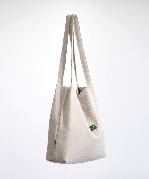 GREEN STUFF(グリーンスタッフ)の「boxy bag 53 - linen beige(エコバッグ/サブバッグ・レディース・その他・FREE)」の4枚目の写真