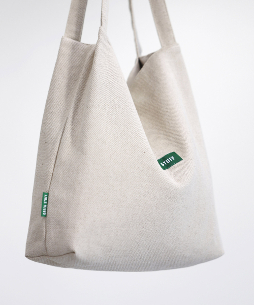 GREEN STUFF(グリーンスタッフ)の「boxy bag 53 - linen beige(エコバッグ/サブバッグ・レディース・その他・FREE)」の6枚目の写真