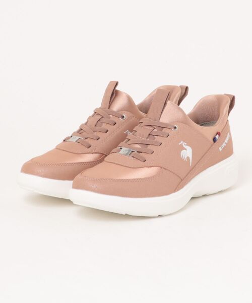 le coq sportif(ルコックスポルティフ)の「le coq sportif ルコックスポルティフ 【ハンズフリー】LCS RHONE SI【軽量/幅広3E】レディーススニーカー(LCSローヌSI)(スニーカー・レディース・ブラック/ピンク/ホワイト・25.0cm/24.5cm/24.0cm/23.5cm/23.0cm/22.5cm)」の3枚目の写真