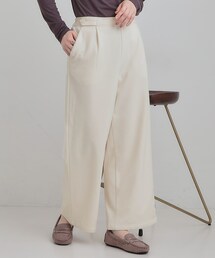 SHOO・LA・RUE | 【洗濯機可/S-LL】あったか起毛ワイドパンツ(その他パンツ)