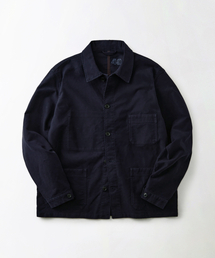 OUTSTANDING | [MUT lab] MOLESKIN FRENCH WORK JACKET_D.NAVY(ミリタリージャケット)