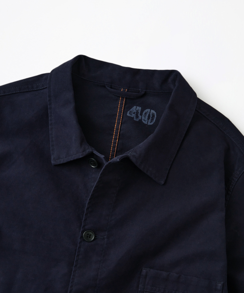OUTSTANDING（アウトスタンディング）の「[MUT lab] MOLESKIN FRENCH WORK JACKET_D.NAVY（ミリタリージャケット・メンズ・その他・MEDIUM/LARGE/X-LARGE/SMALL）」の3枚目の写真