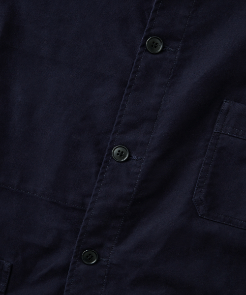 OUTSTANDING（アウトスタンディング）の「[MUT lab] MOLESKIN FRENCH WORK JACKET_D.NAVY（ミリタリージャケット・メンズ・その他・MEDIUM/LARGE/X-LARGE/SMALL）」の5枚目の写真