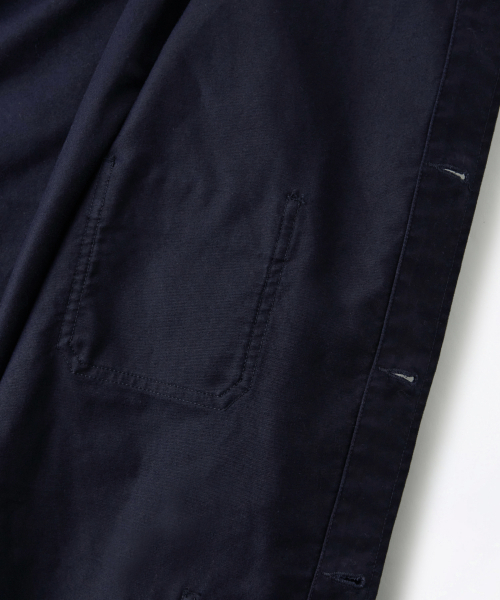 OUTSTANDING（アウトスタンディング）の「[MUT lab] MOLESKIN FRENCH WORK JACKET_D.NAVY（ミリタリージャケット・メンズ・その他・MEDIUM/LARGE/X-LARGE/SMALL）」の11枚目の写真
