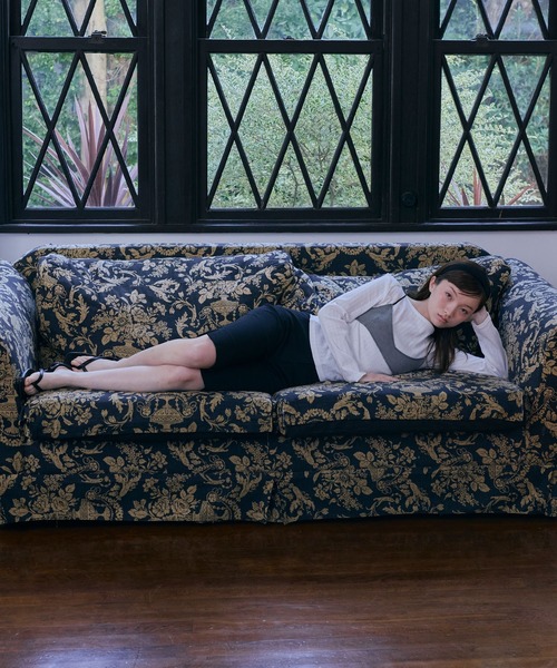 Unblend（アンブレンド）の「【Unblend】針抜きリブボートネック アソート 長袖Tシャツ（Tシャツ/カットソー・レディース・ネイビー/ホワイト系/杢グレー/オフホワイト・FREE）」の13枚目の写真