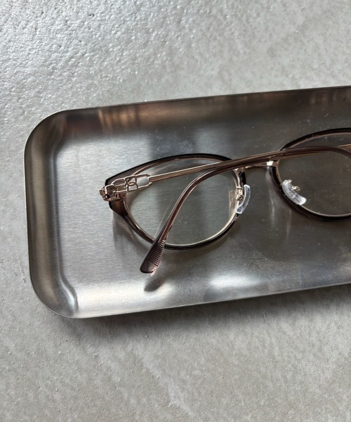 SANSeLF(サンセルフ)の「【SANSeLF】 ボストンクリアフレームアイウェア saa25a238(メガネ・レディース・ブラウン・FREE)」の4枚目の写真