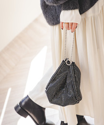 Noble | 2WAYラインストーンバッグ(ハンドバッグ)