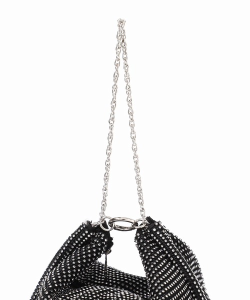 Noble（ノーブル）の「2WAYラインストーンバッグ（ハンドバッグ・レディース・ブラック/シルバー・FREE）」の14枚目の写真