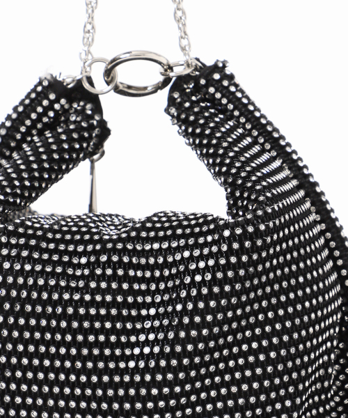 Noble（ノーブル）の「2WAYラインストーンバッグ（ハンドバッグ・レディース・ブラック/シルバー・FREE）」の16枚目の写真