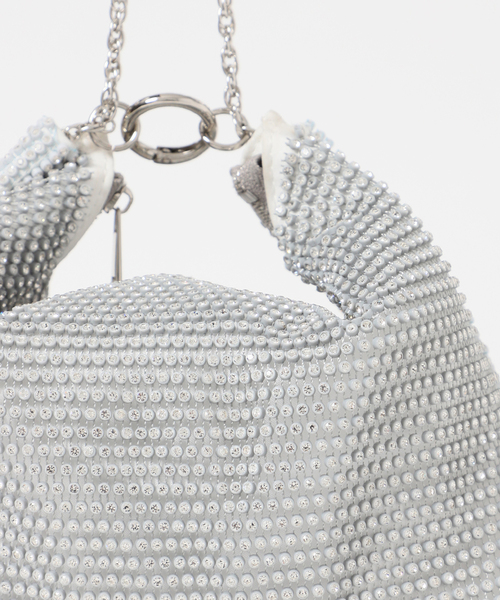 Noble（ノーブル）の「2WAYラインストーンバッグ（ハンドバッグ・レディース・ブラック/シルバー・FREE）」の18枚目の写真