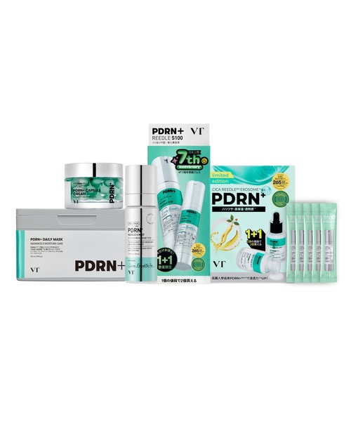 新品未使用 未開封 VT 美白 シワ改善PDRN セット VT うるおいハリツヤ PDRNセット [ZOZO限定]（オールインワンケア