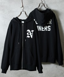 NUMBER (N)INE | NUMBER NINERS BACK PRINTED FULL ZIP SWEAT HOODIE / ナンバーナイナーズ バックプリント ジップパーカー(パーカー)